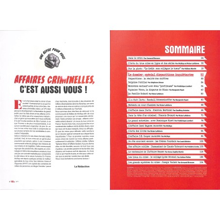 AFFAIRES CRIMINELLES