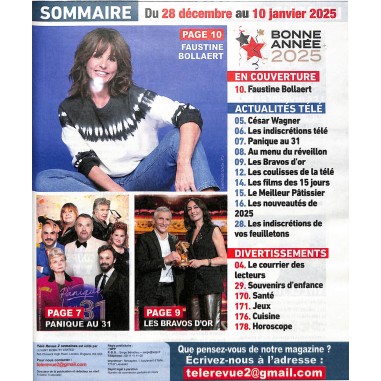 TÉLÉ REVUE 2 SEMAINES