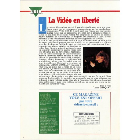 VIDEO CONTACT |Premier Numéro