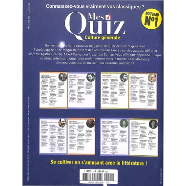 MES QUIZ CULTURE GÉNÉRALE