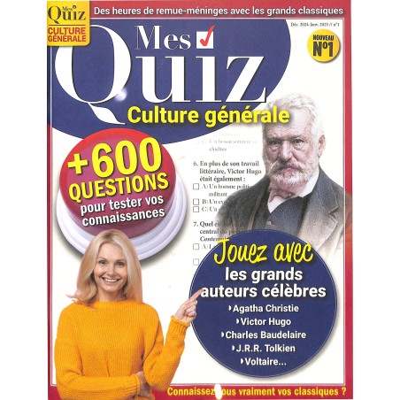 MES QUIZ CULTURE GÉNÉRALE