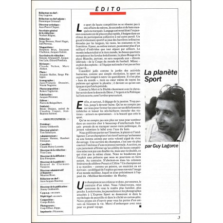 L'EXPRESS SPORT |Premier Numéro