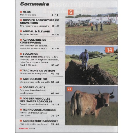 Agriculture nouvelle |Premier Numéro