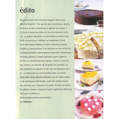 Mes Books Recettes Desserts