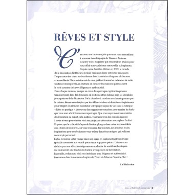 Tissus et Rideaux Country Chic