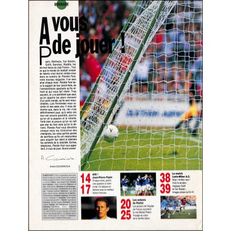 PLANETE FOOT |Premier Numéro