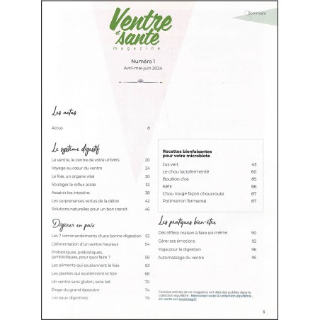 VENTRE ET SANTÉ MAGAZINE