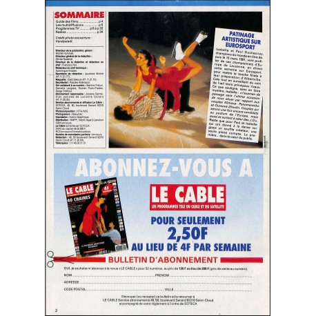 LE CABLE |Premier Numéro