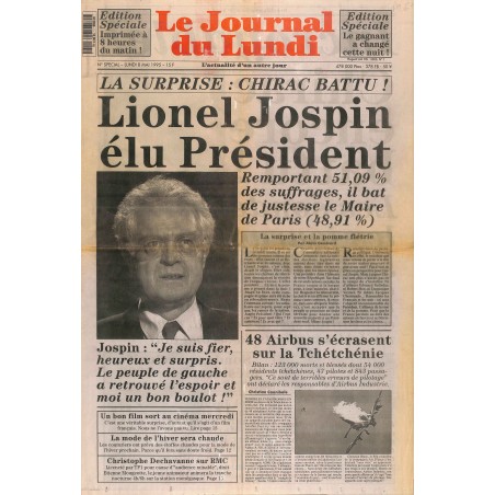 LE JOURNAL DU LUNDI