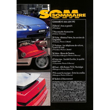 AUTO EVOLUTION |Premier Numéro