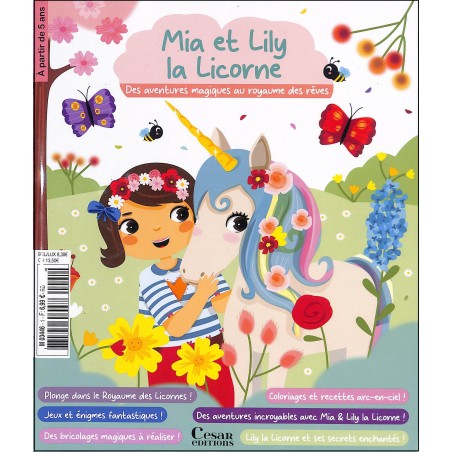 MIA et LILY la licorne