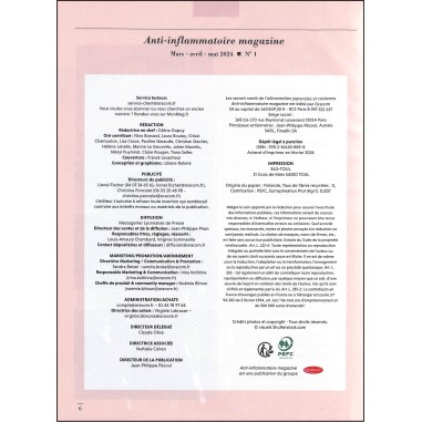 ANTI-INFLAMMATOIRE magazine