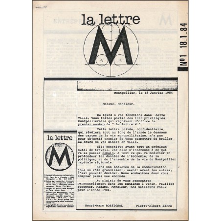 La lettre M