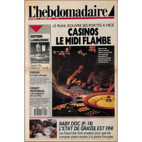 L'HEBDOMADAIRE / Tempo - Oxygène - Business