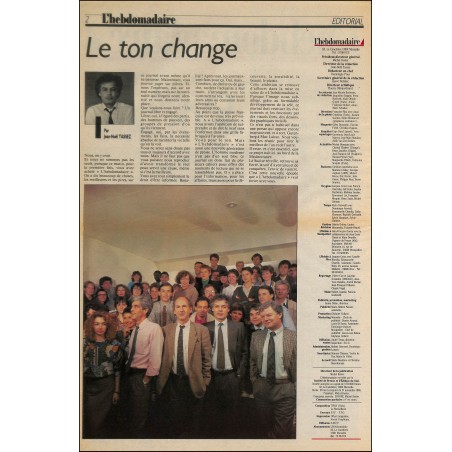 L'HEBDOMADAIRE / Tempo - Oxygène - Business