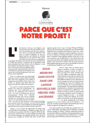 L'INCORRECT faites-le taire! |Premier Numéro