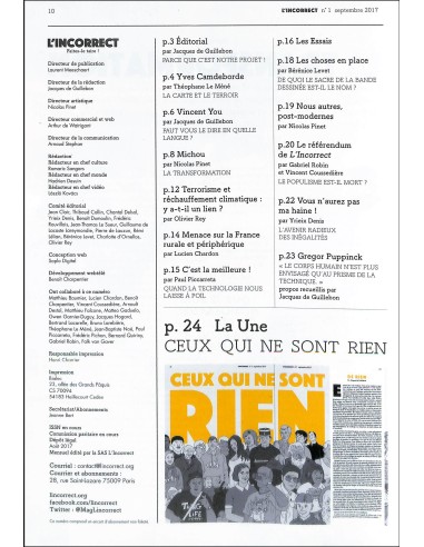 L'INCORRECT faites-le taire! |Premier Numéro