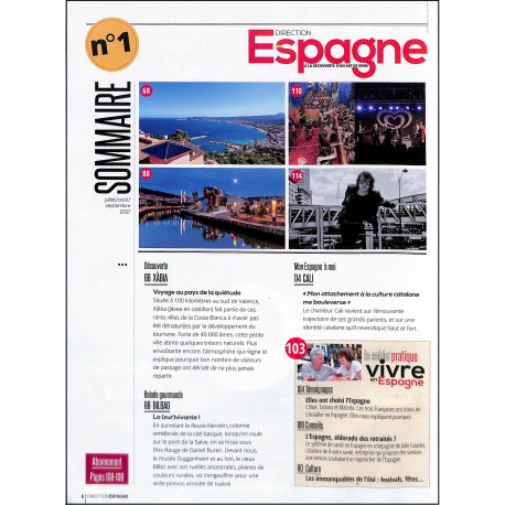 Direction Espagne |Premier Numéro