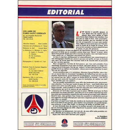 PARIS ST. GERMAIN magazine