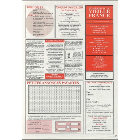 Le Journal de la Vieille France