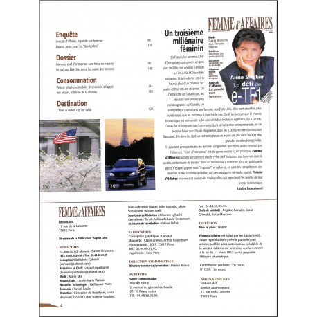 Femme d'Affaires |Premier Numéro