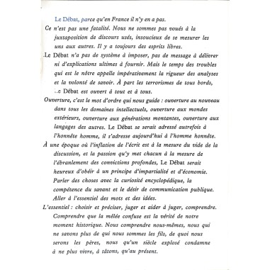 LE DEBAT