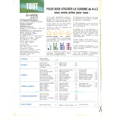 TOUT A VOUS la cuisine de A à Z