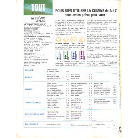 TOUT A VOUS la cuisine de A à Z