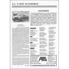 La Carte Automobile |Premier Numéro