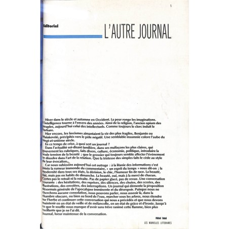 L'AUTRE JOURNAL