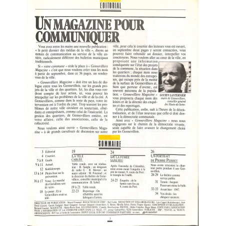 GENNEVILLIERS MAGAZINE