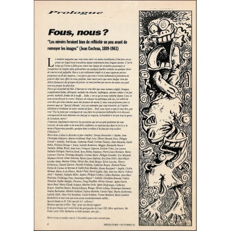 Bruits et Mélodies Médiators |Premier Numéro