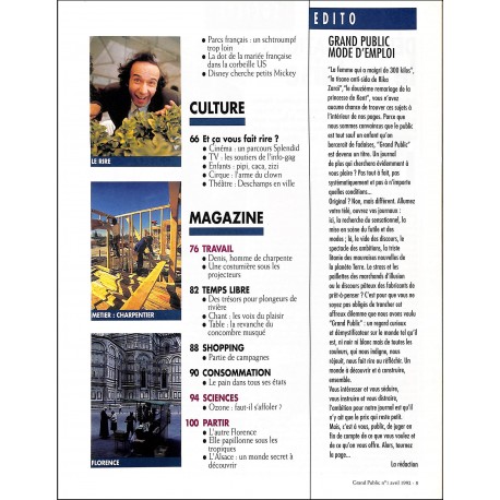 GRAND PUBLIC. |Premier Numéro