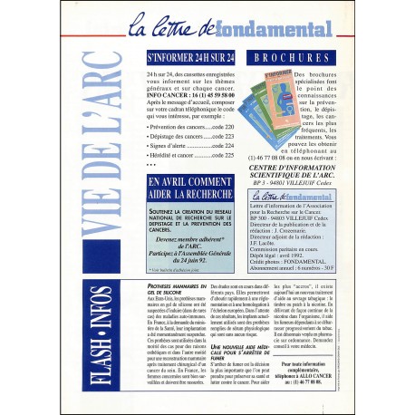 la lettre de dondamental |Premier Numéro