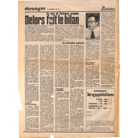 LE QUOTIDIEN DE PARIS