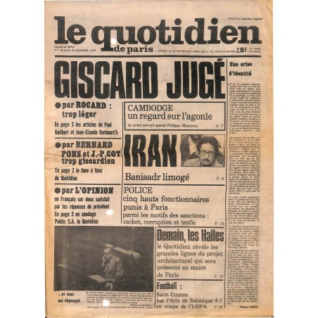 LE QUOTIDIEN DE PARIS