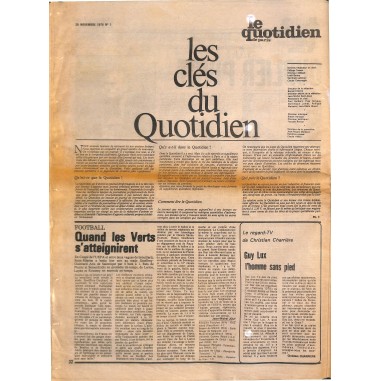 LE QUOTIDIEN DE PARIS
