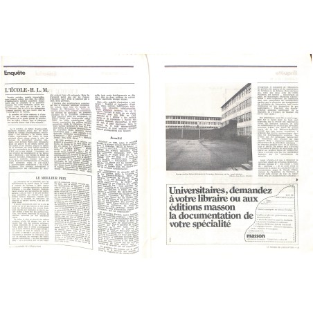 LE MONDE DE L'ÉDUCATION