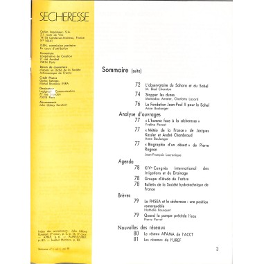 SECHERESSE