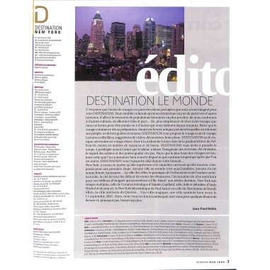 DESTINATION NEW YORK