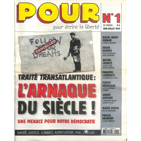 POUR ÉCRIRE LA LIBERTÉ