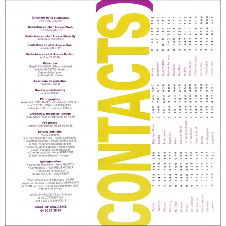 MAKE UP magazine |Premier Numéro