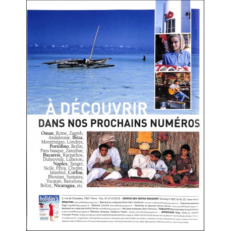 holiday's |Premier Numéro