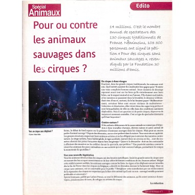 SPÉCIAL ANIMAUX