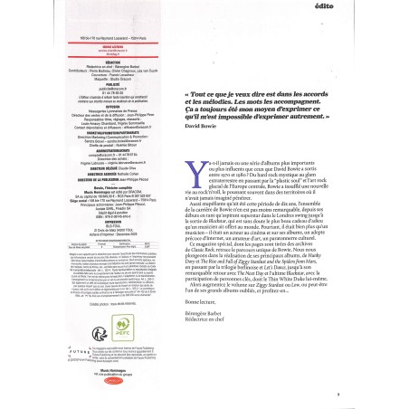 MUSIC HOMMAGES - BOWIE