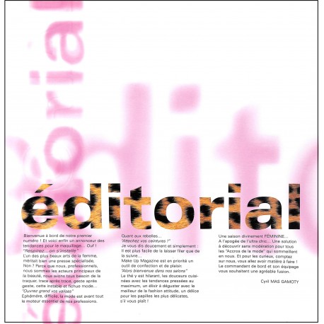 MAKE UP magazine |Premier Numéro