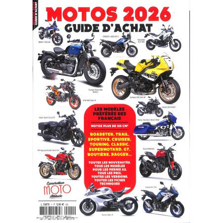 MOTOS 2026 Guide d'achat