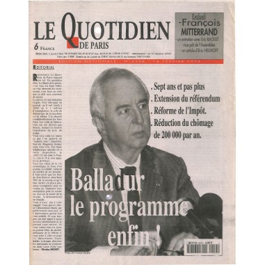 LE QUOTIDIEN DE PARIS
