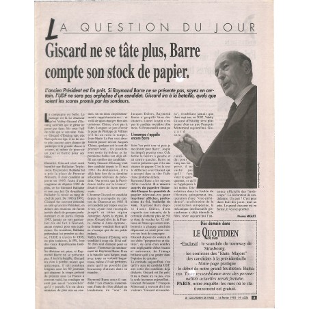 LE QUOTIDIEN DE PARIS