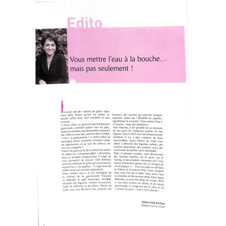 TRÉSORS DU GOÛT